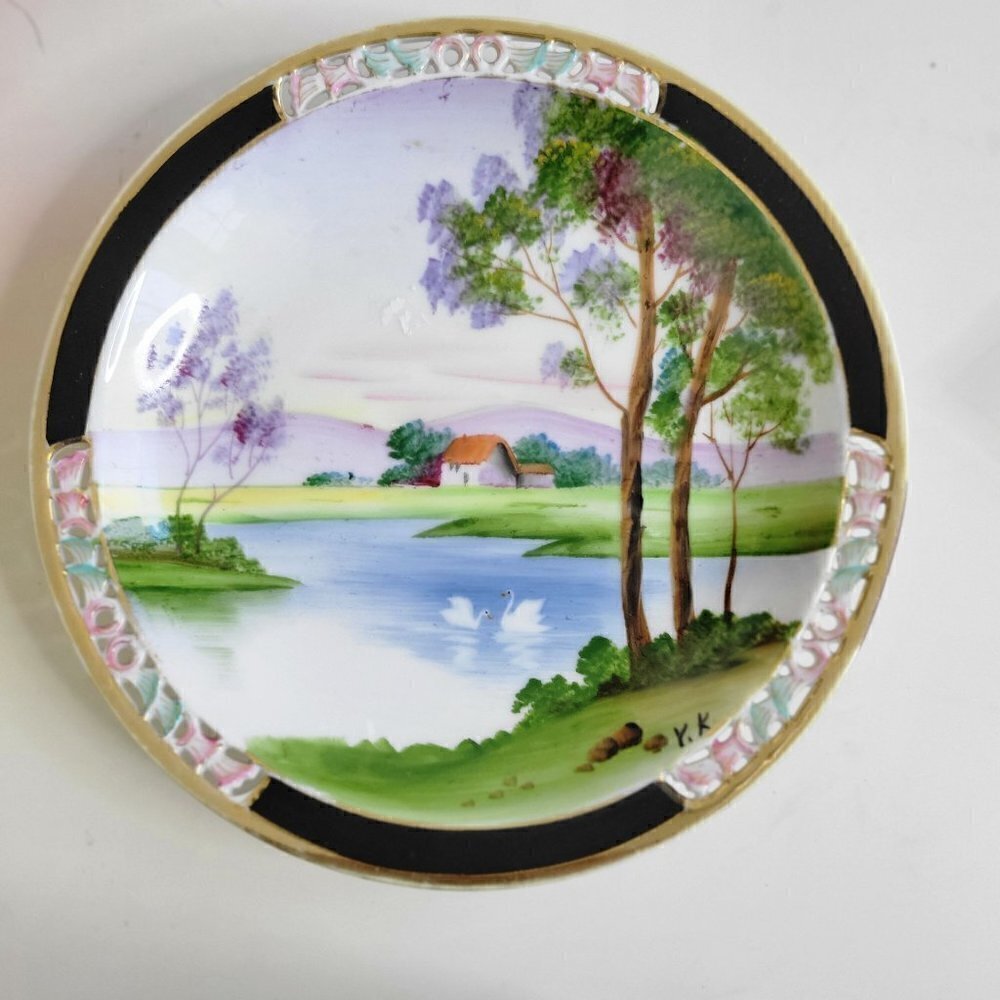 2 Vintage Chugai China Collector's Plates Made in Japan - Picture 7 of 11